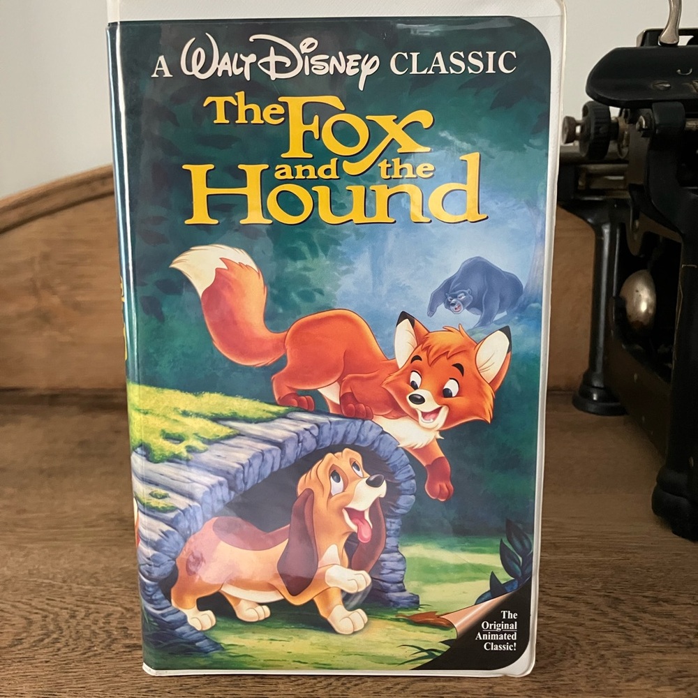 Disney The Fox and the Hound VHS - Blue and Orange